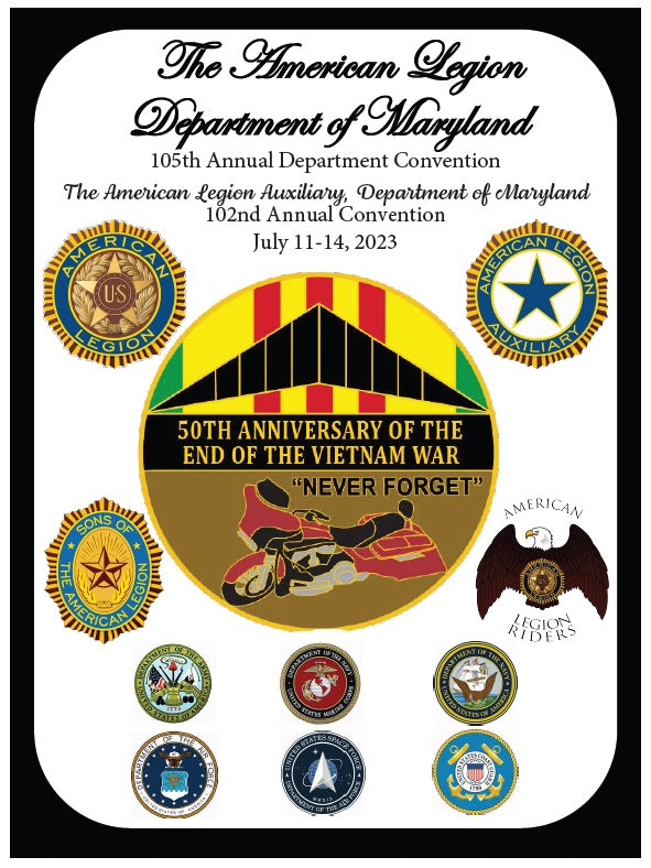 NOT PRINT READY Templated American Legion Department Convention Book Ad